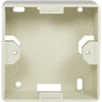 Logilink Surface back box for flush mount outlets, pearl white
