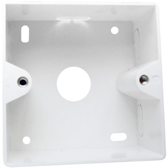 Logilink Surface back box for flush mount outlets, signal white