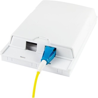 Logilink Száloptikai adapter LC Duplex, 12 darabos, perem nélkül, kék (OS2)