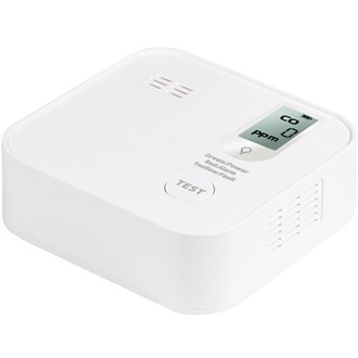 Logilink Szén-monoxid érzékelő, >85 dB, 10 éves elem élettartam, fehér