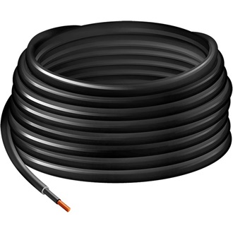 Logilink Szolár beépítési kábel, H1Z2Z2-K, 6 mm2, CU, fekete, 25 m