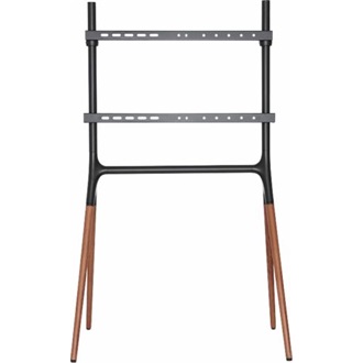 Logilink TV Floor stand, 4 walnutwood legs, 49"-70"