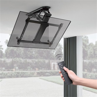 Logilink TV ceiling mount, 32-70", motorized, fold-down