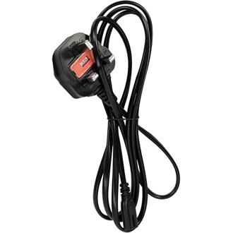 LogiLink villásdugó BS 1363 (UK) -> C7 M/F tápkábel 1.8m fekete