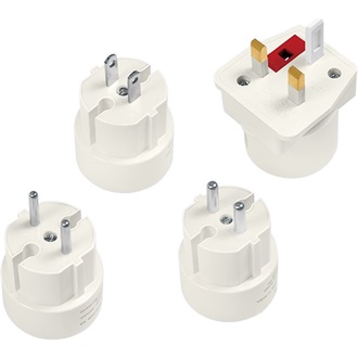 Logilink Travel adapter, 4pcs Set, 2A/250V