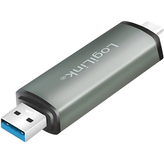 LogiLink USB3.2 Gen1 A / USB-C SD, microSD kártyaolvasó aluminium