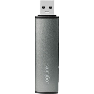 Logilink USB 3.2 Gen2, 2 portos hub kártyaolvasóval, alumínium házzal