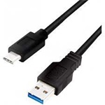 LogiLink USB-C 3.2 Gen1 -> USB-A 3.2 Gen 1 M/M adatkábel 0.5m fehér