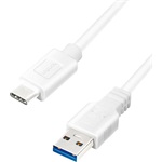 LogiLink USB-C 3.2 Gen1 -> USB-A 3.2 Gen 1 M/M adatkábel 1m fehér