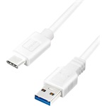 LogiLink USB-C 3.2 Gen1 -> USB-A 3.2 Gen 1 M/M adatkábel 3m fehér