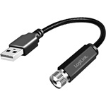Logilink USB-A LED csillaglámpa, 6 lámpás mintázatú, rugalmas hattyúnyak