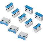LogiLink USB 2.0 A port blokkoló kék 10db