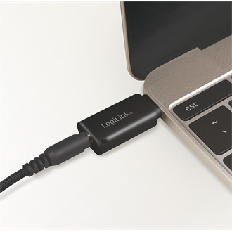 Logilink USB Adapter, USB-C? to 3.5mm (TRRS) 4-pole Audio Adapter