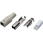 LogiLink solder type USB 2.0 B csatlakozó dugó szürke