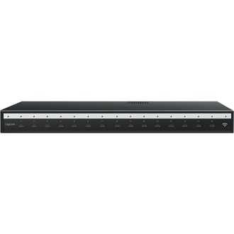 Logilink USB-C többszörös töltő (IPSS), 15 portos, PD, intelligens, fekete
