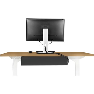 Logilink Under-Desk Cable Tray Organizer, black