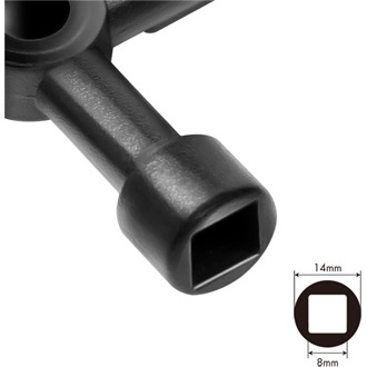 Logilink Univerzális keresztkulcs kapcsolószekrényekhez és elzárórendszerekhez