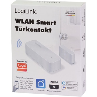 Logilink Wi-Fi intelligens ajtó- és ablakérzékelő, Tuya kompatibilis