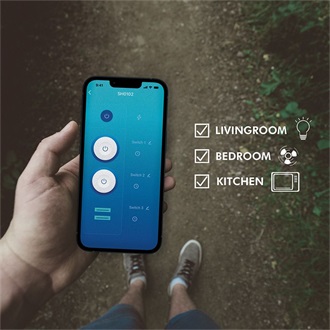 Logilink Wi-Fi intelligens csatlakozóaljzat, 2 utas (CEE 7/3), 2x USB, Tuya kompatibilis