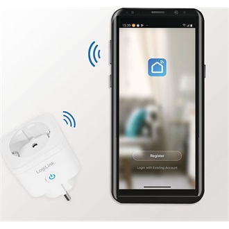 Logilink Wi-Fi intelligens csatlakozóaljzat, egyirányú (CEE 7/7), Tuya kompatibilis