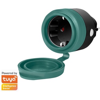 Logilink Wi-Fi intelligens csatlakozóaljzat kültéri, egyirányú (CEE 7/3), Tuya kompatibilis