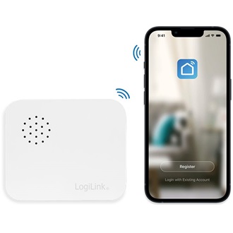 Logilink Wi-Fi intelligens rezgésérzékelő, Tuya kompatibilis