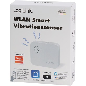 Logilink Wi-Fi intelligens rezgésérzékelő, Tuya kompatibilis