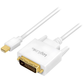 LogiLink Mini DisplayPort 1.2 -> DVI-D M/M adatkábel 3m fekete