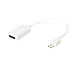 LogiLink Displayport 1.2 -> HDMI M/F adapter 0.2m fehér