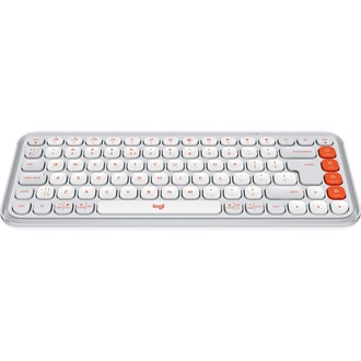 Logitech 920-013072 POP Icon Keys US vezeték nélküli piszkosfehér/narancssárga billentyűzet