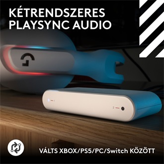 Logitech Astro A20 X gaming fejhallgató headset fehér