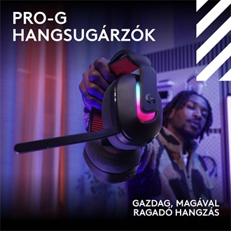 Logitech Astro A20 X gaming fejhallgató headset fekete