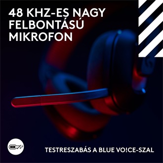 Logitech Astro A20 X gaming fejhallgató headset fekete