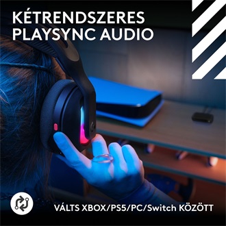 Logitech Astro A20 X gaming fejhallgató headset fekete