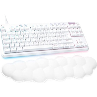 Logitech Aurora G713 TKL USB angol gaming GX Brown Tactile mechanikus billentyűzet fehér