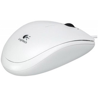 Logitech B100 USB optikai egér fehér