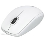 Logitech B100 USB optikai egér fehér