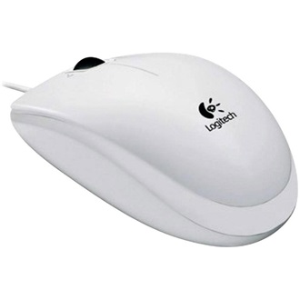 Logitech B100 USB optikai egér fehér