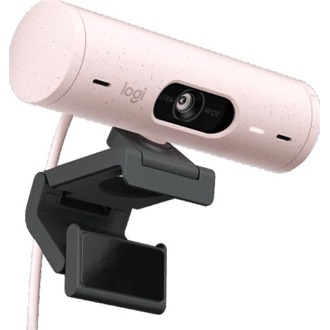 Logitech BRIO 500 webkamera (Rose) rózsaszín-szürke