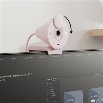 Logitech Brio 300 webkamera (Rose) rózsaszín