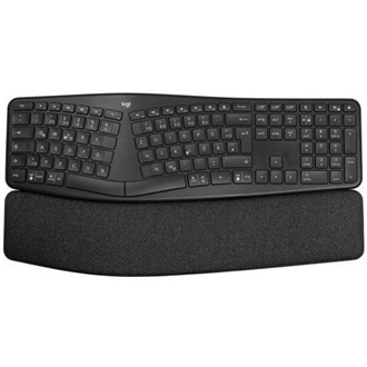 Logitech ERGO K860 Split Bluetooth / vezeték nélküli angol (US) billentyűzet szürke