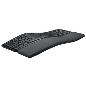 Logitech ERGO K860 Split Bluetooth / vezeték nélküli angol (US) billentyűzet szürke