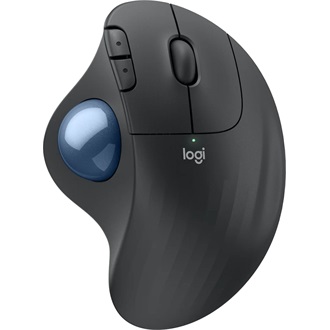 Logitech ERGO M575S optikai Bluetooth / vezeték nélküli vertikális egér szürke-kék (Graphite)