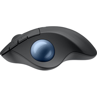 Logitech ERGO M575S optikai Bluetooth / vezeték nélküli vertikális egér szürke-kék (Graphite)