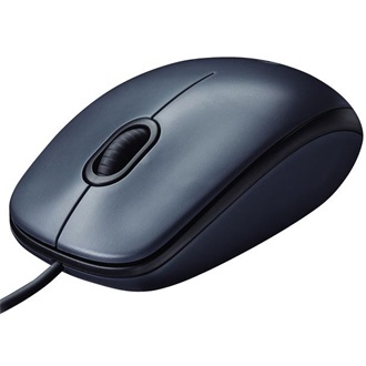 Logitech M100 optikai USB egér szürke