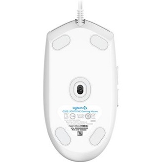 Logitech G203 LIGHTSYNC optikai USB gaming egér fehér