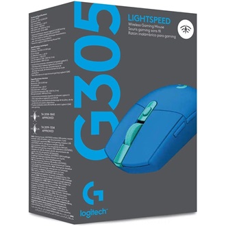 Logitech G305 LIGHTSPEED HERO optikai vezeték nélküli gaming egér kék