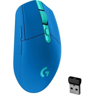 Logitech G305 LIGHTSPEED HERO optikai vezeték nélküli gaming egér kék