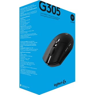 Logitech G305 Lightspeed HERO optikai vezeték nélküli gaming egér fekete