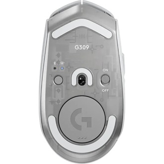 Logitech G309 LIGHTSPEED optikai Bluetooth / vezeték nélküli gaming egér fehér